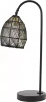 Light & Living tafellamp metaal meya 23x18x60cm zwart, goud kopen?