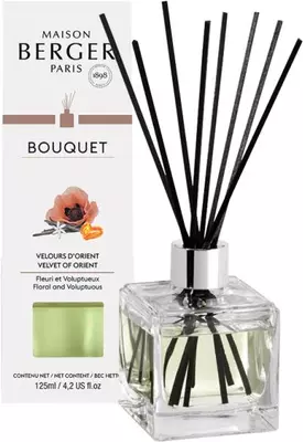Maison Berger Paris parfumverspreider cube velvet of orient 125 ml - afbeelding 1