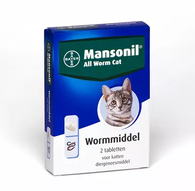 Mansonil All Worm Cat 4 tabletten