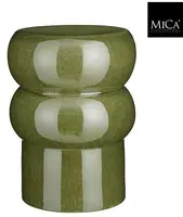 Mica Decorations bijzettafel keramiek vendi 32x44cm donker groen kopen?