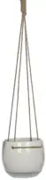 Mica Decorations Resa hangpot rond 16,5x13,5cm wit kopen?