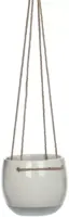 Mica Decorations Resa hangpot rond 18,5x17 cm wit kopen?