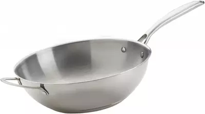 Napoleon rvs wok - afbeelding 1