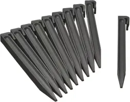 Nature Borderrandepennen grijs 10 stuks 26,7cm kopen?