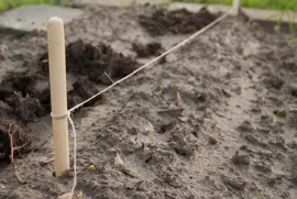 Nature Pootlijnset met 2 houten stokken en 20m touw. - afbeelding 3