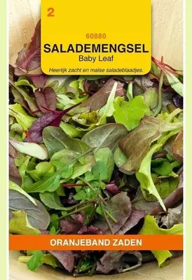 Oranjeband zaden salade mengsel baby-leaf - afbeelding 1