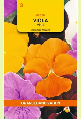 Oranjeband zaden Viola, Viool Hollandse Reuzen gemengd - afbeelding 1
