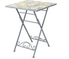 Outdoor Living by Decoris bistrotafel sorrento 58x58x76cm blauw kopen?