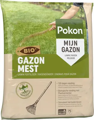 Pokon Bio Gazonmest 5kg voor 75m²  - afbeelding 2