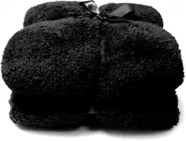 Unique Living plaid teddy 150x200cm black kopen?