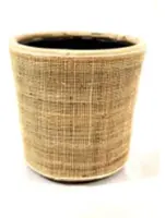 Rotan Drypot Webbing Blond plantenmand Ø42x42 cm kopen?