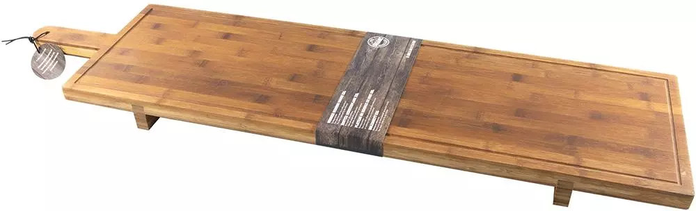 Serveerplank xxl bamboe 100x26x5.5 cm