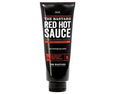 The Bastard Saus Red Hot Sauce 250ml - afbeelding 1