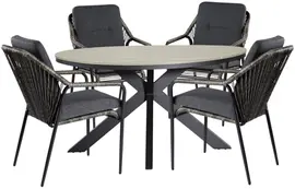 Tierra Outdoor diningset silva cortez charcoal kopen?