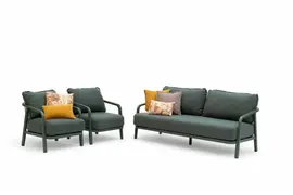 Tierra Outdoor stoel-bank loungeset pep 3-zits dark green kopen?