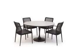 Trestino diningset fayet 120 latour antraciet kopen?