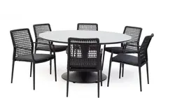 Trestino diningset fayet 158 latour antraciet kopen?