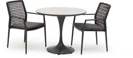 Trestino diningset fayet 90 latour antraciet kopen?