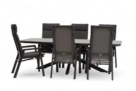 Trestino diningset valence frazer antraciet kopen?