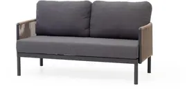 Trestino loungebank caudry 2-zits antraciet kopen?