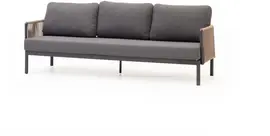 Trestino loungebank caudry 3-zits antraciet kopen?