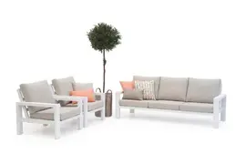 Trestino stoel-bank loungeset benton 3-zits wit kopen?