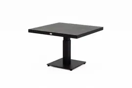 Trestino verstelbare lounge tuintafel codell pop-up 90x90x71cm zwart - afbeelding 2