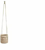 TS Collection - Hangende Bloempot Syb - Ø8 cm - Goud kopen?