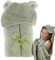 Unique Living badjas plush baby animal frog groen  kopen?
