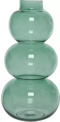 Vaas glas 19x36 cm groen