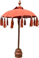 van der Leeden ornament hout bali parasol 50x75cm terra kopen?