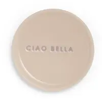 Vondels petit four bordje keramiek ciao bella 8.5x1cm ecru  - afbeelding 2