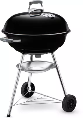 Weber compact houtskoolbarbecue 57cm zwart - afbeelding 1