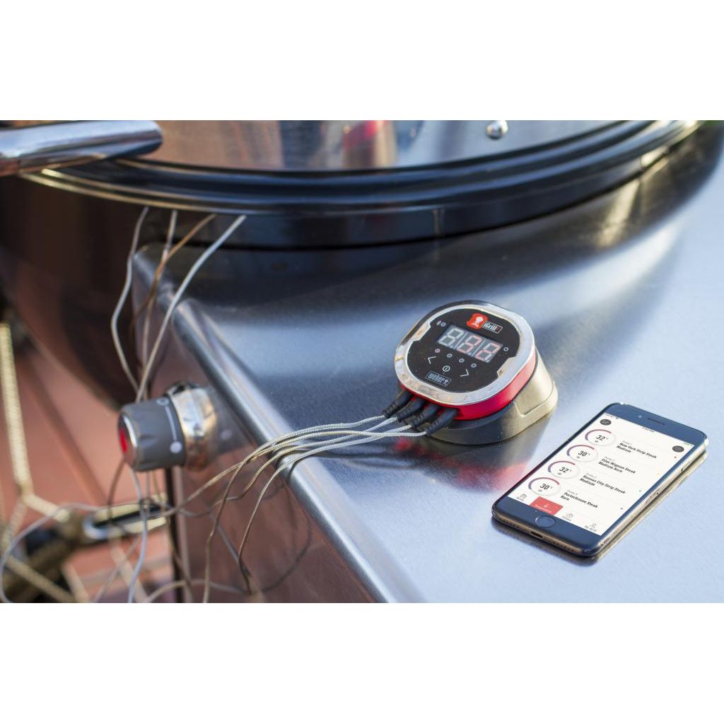 Weber iGrill 2 vleesthermometer met bluetooth en app bedining tot 4