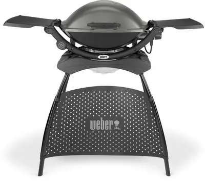 Weber Q 2400 elektrische barbecue met onderstel dark grey - afbeelding 3