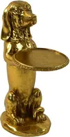 Werner Voss ornament polyresin, steen hond 27x17.5x39cm goud kopen?