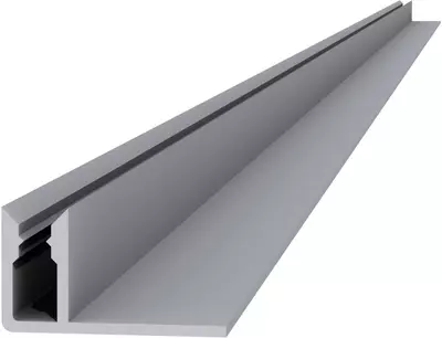 Woodvision aluminium onderprofiel 4,0x2,2x300 cm - afbeelding 1