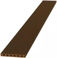 Woodvision composiet vlonderplank / dekdeel co-extrusie 2,3x14,5x420 cm bruin - afbeelding 1