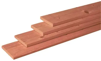Woodvision douglas plank geschaafd 1.8x16x400 cm onbehandeld - afbeelding 1
