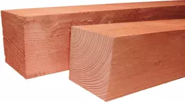 Woodvision douglas vierkante paal fijnbezaagd 15x15x600 cm onbehandeld - afbeelding 1