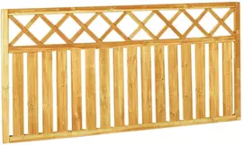 Woodvision grenen hek recht met trellis 180x90 cm geimpregneerd