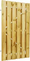 Woodvision grenen plankendeur geschaafd stalen frame 100x180 cm geimpregneerd - afbeelding 2