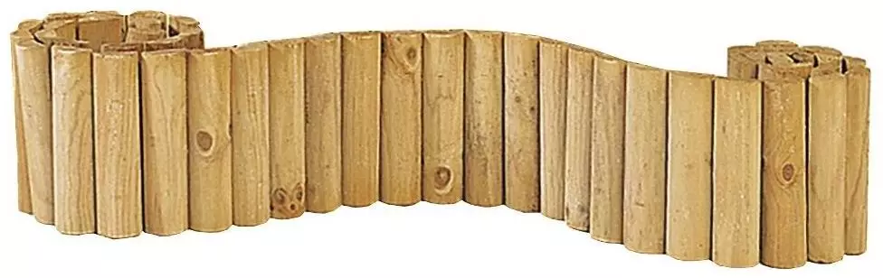 Woodvision grenen rolborder d 5,0x30x250 cm geimpregneerd - afbeelding 1