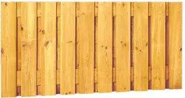 Woodvision grenen schutting geschaafd verticaal 17mm 180x89cm geïmpregneerd - afbeelding 1