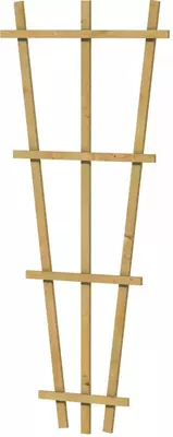 Woodvision grenen v-trellis 30-65x150 cm geimpregneerd - afbeelding 2