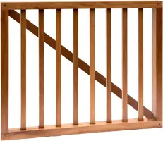 Woodvision hardhouten spijlenhek/-poort 100x80 cm kopen?