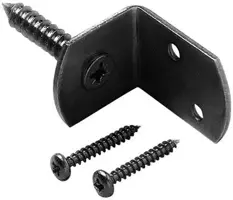 Woodvision l-beslag incl. schroeven 4 stuks zwart gepoedercoat kopen?