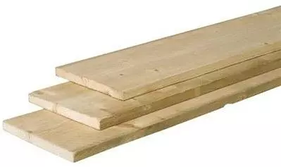 Woodvision vuren plank fijnbezaagd 1.9x20x180 cm geïmpregneerd - afbeelding 1