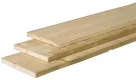 Woodvision vuren plank fijnbezaagd 1.9x20x180 cm geïmpregneerd - afbeelding 1