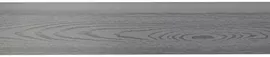 Wpc schuttingplank rabatdeel 15x2,5x180 cm licht grijs - afbeelding 1